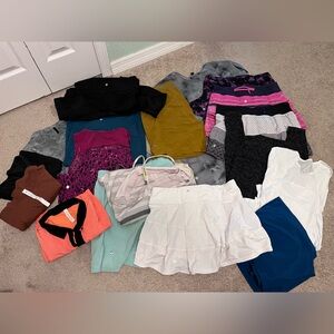 Lululemon Athletica lot of 18 Assorted Clothing men’s women’s